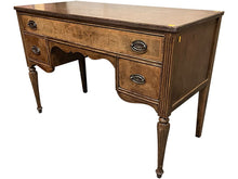 Load image into Gallery viewer, 44&quot; Unfinished 3 Drawer Vintage Desk #08190
