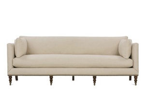 Olivia 90" Modern Hollywood Down-Blend Cushion Sofa