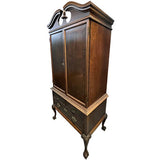 37" Unfinished 3 Drawer 2 Door Vintage Hutch #07242