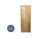 32" Unfinished 2 Door 2 Drawer Stanley Vintage Hutch #07046