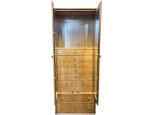 Load image into Gallery viewer, 32&quot; Unfinished 2 Door 2 Drawer Stanley Vintage Hutch #07046
