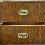 24" Unfinished 2 Drawer Vintage Single Side Table #05632