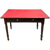 43" Unfinished 2 Drawer Vintage Table #04946