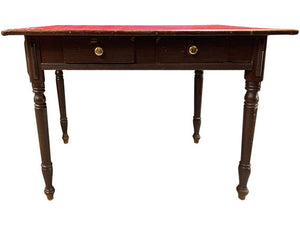 43" Unfinished 2 Drawer Vintage Table #04946