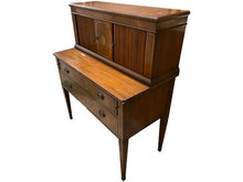 Load image into Gallery viewer, 36.5&quot; Unfinished 2 Drawer 2 Door Genuine Mahogany Vintage Desk #05670
