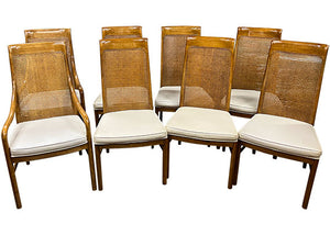Set of 8 Vintage Drexel Heirloom Dining Chairs #07385