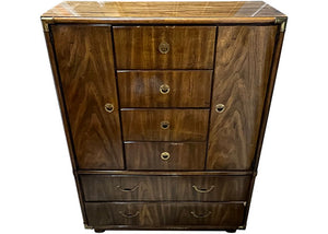 42" Unfinished Vintage Drexel Wardrobe Dresser #07388