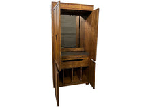 Load image into Gallery viewer, 38&quot; Unfinished 2 Drawer 4 Door Artefacts Vintage Wardrobe Hutch #07393
