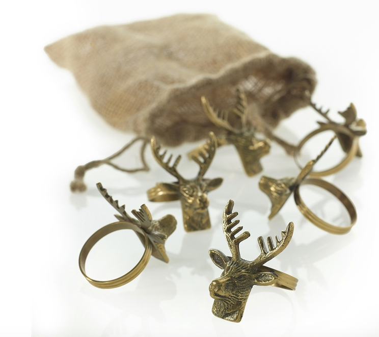 Deer Metal Rings