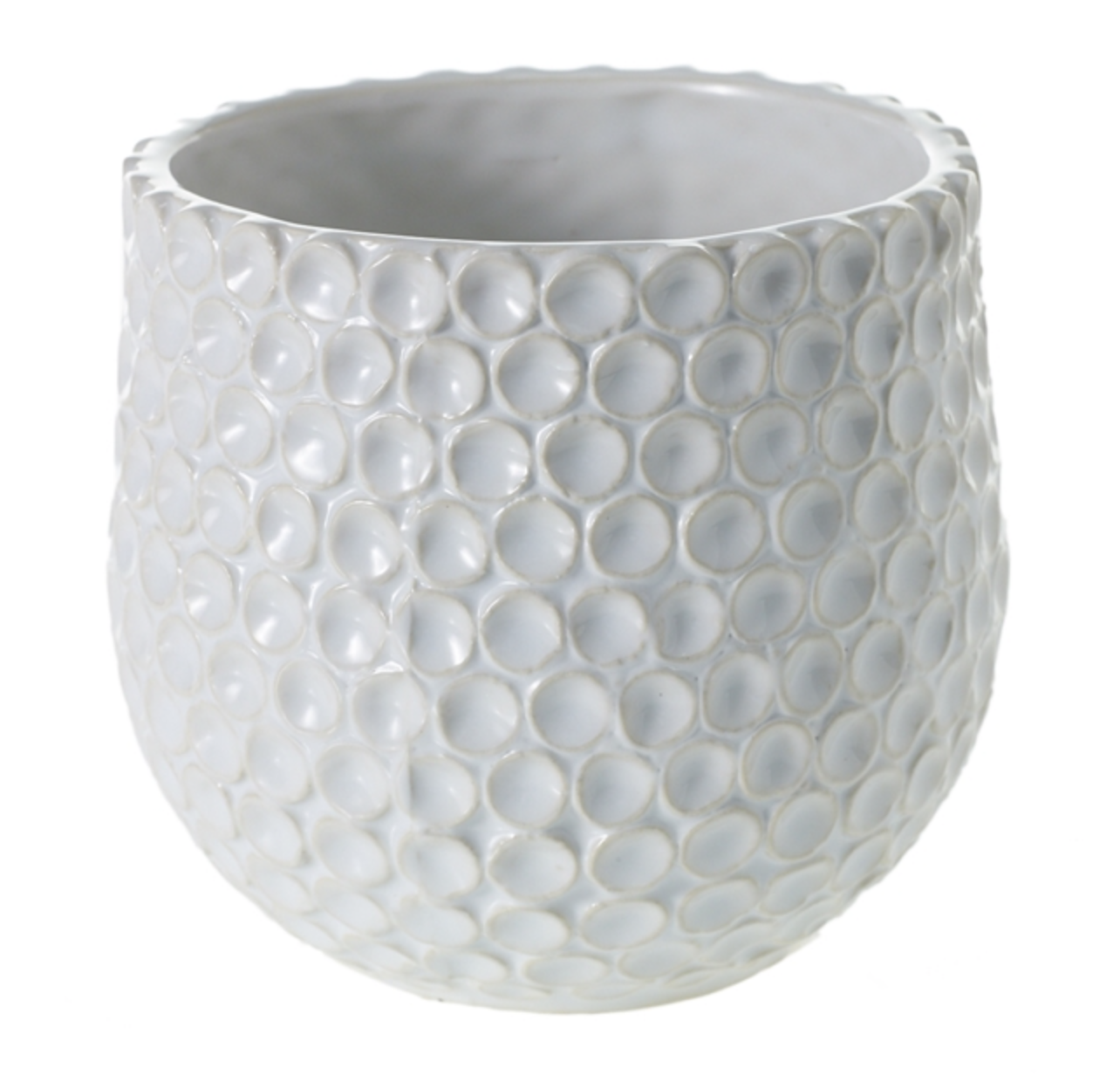 Ginny Bubble Textured Ceramic Pot Medium
