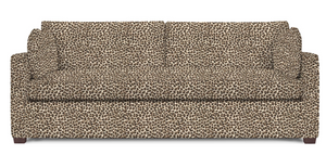 Wells Classic Modern Down-Blend Bench Cushion Sofa 88" Rowe Furniture
