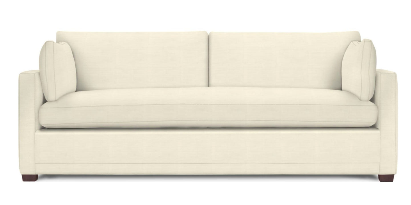 Wells Classic Modern Down-Blend Bench Cushion Sofa 88