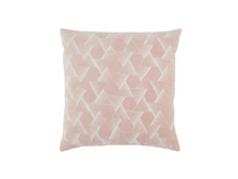 Load image into Gallery viewer, Pink Geometric Throw Pillow
