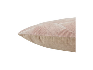 Pink Geometric Throw Pillow
