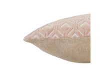 Load image into Gallery viewer, Pink Textured Lumbar Pillow
