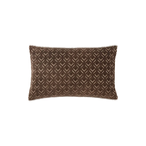 Mocha Textured Lumbar Pillow