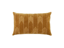 Load image into Gallery viewer, Yellow Chevron Lumbar Pillow
