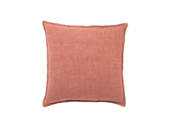 Burbank Coral Linen Pillow