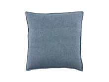 Load image into Gallery viewer, Burbank Blue Linen Pillow
