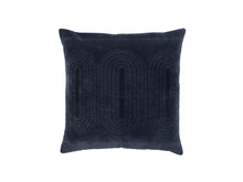 Load image into Gallery viewer, Deco Indigo Throw Pillow
