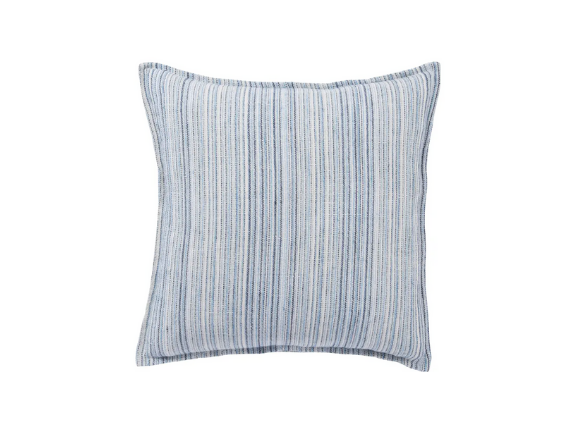 Burbank Coastal Stripe Linen Pillow