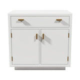 24" Unfinished 1 Drawer 2 Door Vintage Single Nightstand #07529