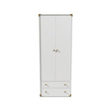 32" Unfinished 2 Door 2 Drawer Stanley Vintage Hutch #07046