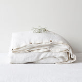 White Washed Linen Duvet Cover