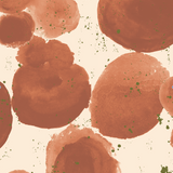 Spot On - Burnt Orange Wallpaper SAMPLE