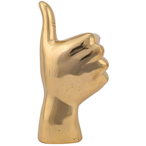 Thumbs Up Brass Decor