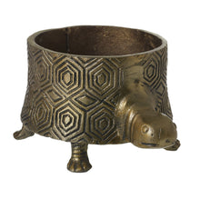 Load image into Gallery viewer, Tommie The Turtle Short Metal Pot
